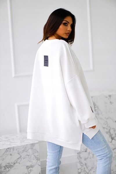 Bluza mucha oversize biała Me Gusta zdjęcie 3