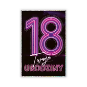 karnet b6 18 twoje urodziny - 18