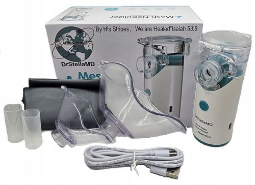 Nebulizator siateczkowy inhalator przenośny cichy dla dorosłych dzieci LCP na Arena.pl