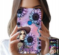 ETUI DO HUAWEI Y6S - KOBIETA W SŁONECZNIKACH, KOBIECE WZORY
