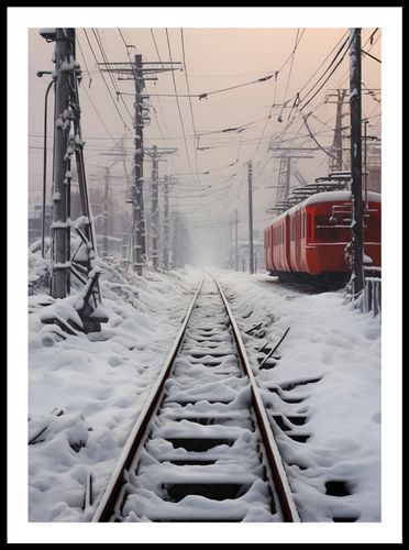 Plakat 50x70cm Podróż po Torach na Arena.pl