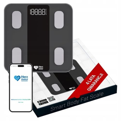 WAGA ŁAZIENKOWA ANALITYCZNA ELEKTRONICZNA SMART BMI TŁUSZCZ APLIKACJA na Arena.pl