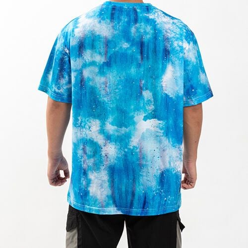 Koszulka Cotton-Like Bleached Mist Blue do sublimacji M zdjęcie 5