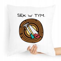 Poduszka Najlepszy Prezent Dla Stolarza Sęk W Tym Z Nadrukiem Ze Zdjęciem