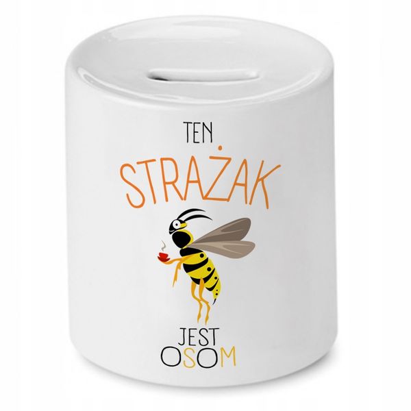 Skarbonka Dla Strażaka Ten Strażak Jest Osom Z Nadrukiem Ze Zdjęciem zdjęcie 1