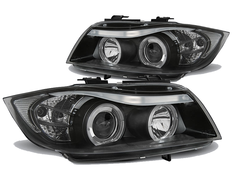 Lampy Reflektory BMW E90/E91 05-08 Ringi Soczewki zdjęcie 1