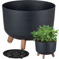 dgtl300l-s433 donica doniczka osłonka z drenażem na nóżkach 30cm