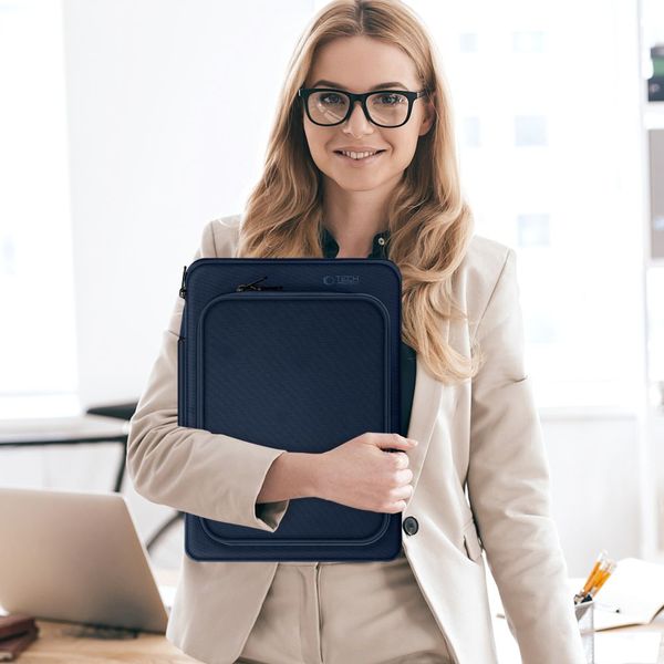 tech-protect basic bag laptop 13-14 navy blue zdjęcie 10
