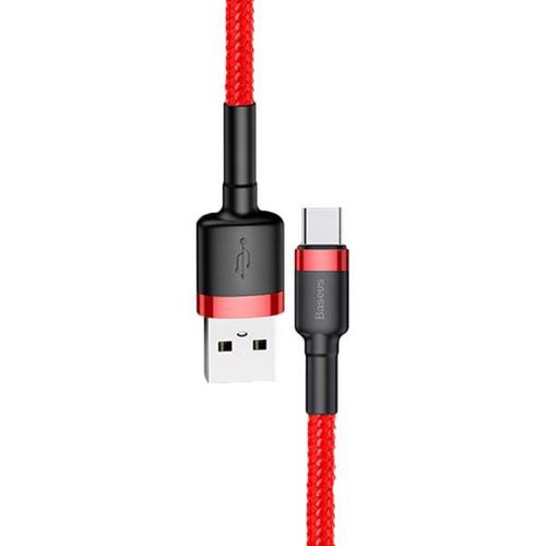 Kabel Baseus Kevlar USB do Type-C, 2A, 2 metry, czerwony na Arena.pl
