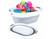 Kosz na pranie bieliznę składany miska silikon 25l