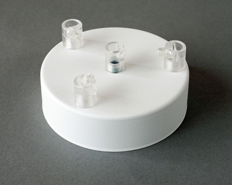 Podsufitka Biała 4 otwory 100mm zdjęcie 3