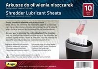 arkusze do oliwienia niszczarek 10 szt