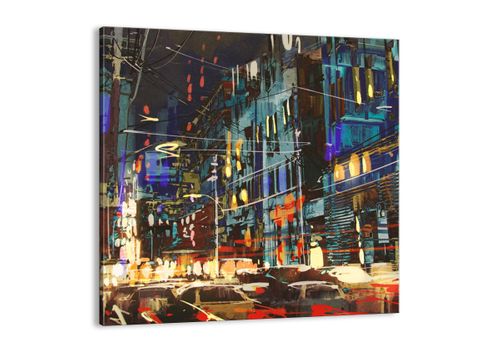 Obraz Na Płótnie - Miasto Centrum Auto - 30X30 Cm - Ac30X30-3787 na Arena.pl