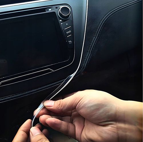 Zestaw Oświetlenia Do Wnętrza Auta Światłowód Ambiente RGB 7M Aplikacja na Arena.pl