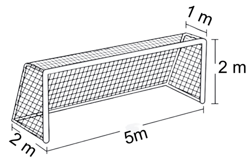 siatka na bramkę do piłki nożnej junior |5m x 2m| pe 4mm bezwęzłowa na Arena.pl