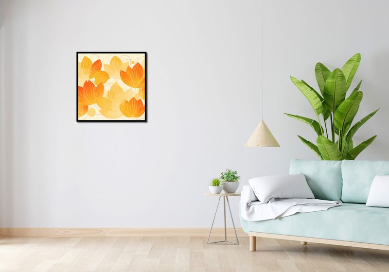 Plakat 60x60cm Jesienna Wizualizacja zdjęcie 4