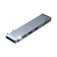 ROZDZIELACZ PORTÓW HUB MACBOOK AIR PRO 2X USB-C HDMI 2X USB 3.0 SD TF PD SZ