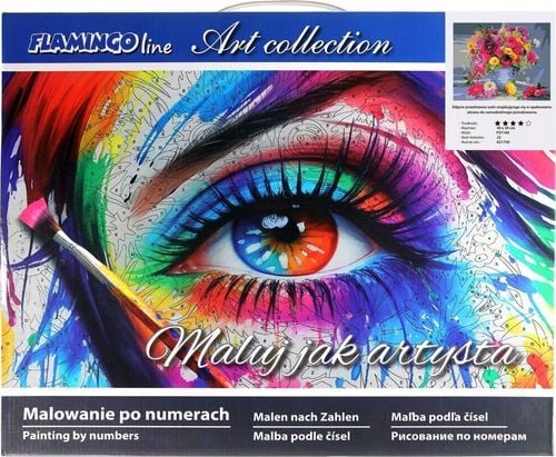 malowanie po nr.40x50 bukiet na Arena.pl