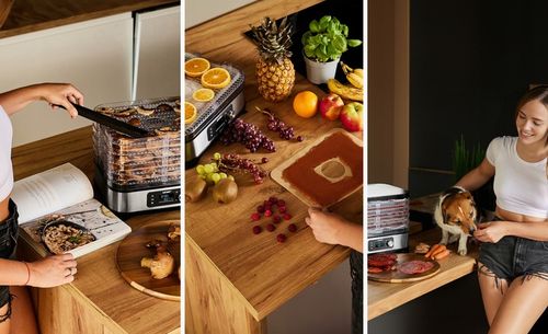 DUŻA Suszarka do Grzybów Owoców Warzyw Yoer INOX +Termoobieg 450W +Timer na Arena.pl