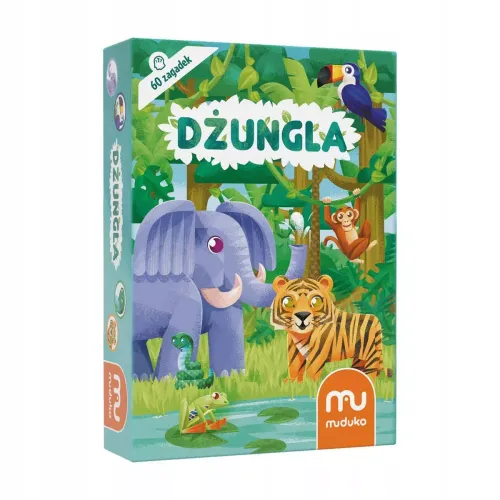 Logiczna gra dla dzieci - 60 zagadek o różnych poziomach trudności Dżungla na Arena.pl