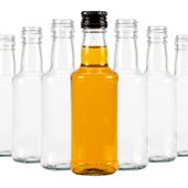 100 sztuk Butelki MONOPOLOWA 200 ml z zakrętkami na wódkę bimber