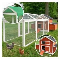 Klatka dla kur gryzoni kurnik z wybiegiem woliera domek dla zwierząt