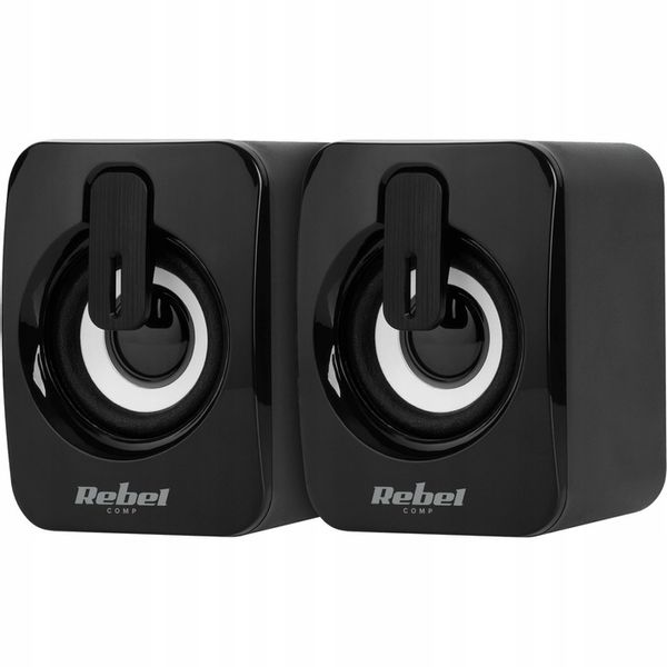 Głośniki Komputerowe 2.0 Do Pc Komputera Laptopa zdjęcie 2