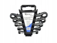 KLUCZE OCZKOWE Z GRZECHOTKĄ DWUSTRONNE 5EL. 6-22MM