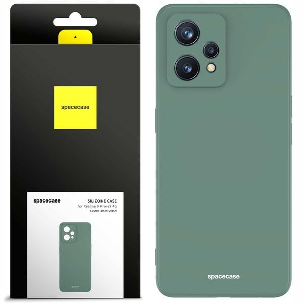 Spacecase Silicone Case Realme 9 4G/9 Pro+ Dark Green zdjęcie 1