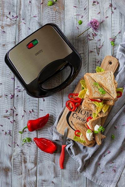 Opiekacz Do Kanapek Toster Ceramiczny Sandwich Do Chrupiących Tostów 850 W zdjęcie 10