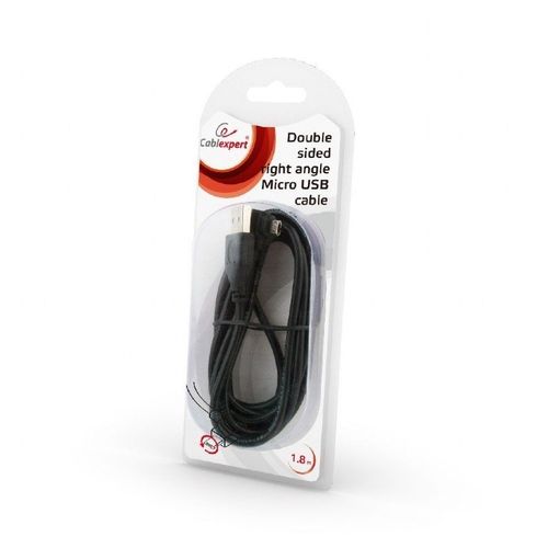 Kabel kątowy Micro USB dwustronny wtyk 1.8m na Arena.pl