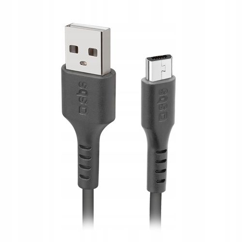 Kabel przewód USB-A - Micro-USB 2m - czarny na Arena.pl