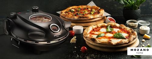 PIEC DO PIZZY KAMIENNY 420°C MOZANO 2 ŁOPATKI 1200W FORMA NOŻYK + PRZEPISY na Arena.pl
