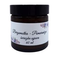 Ręcznie Robiona Świeczka Sojowa – Bergamotka i Pomarańcza 60 ml