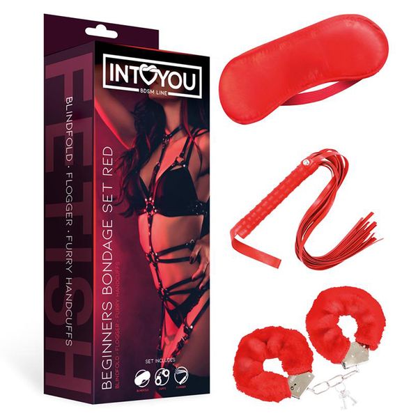 Zestaw Begginers Bbondage Set Red zdjęcie 1
