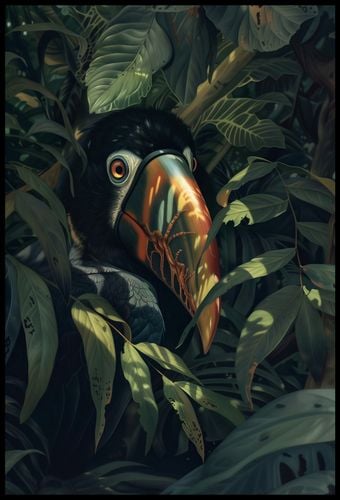 Plakat 61x90,5cm Skryty Tukan na Arena.pl