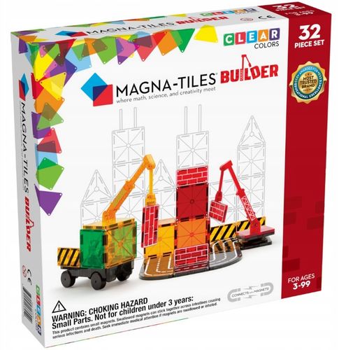 MAGNA-TILES KLOCKI MAGNETYCZNE BUILDER 32 el na Arena.pl