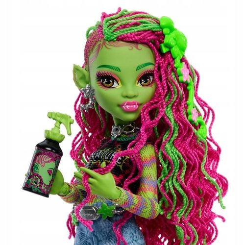 Monster High Lalka Venus McFlytrap zwierzątko roślinny kot Chewilan HRP81 na Arena.pl