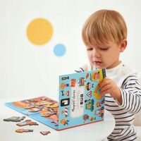 JANOD, Magnetyczna układanka Plac Budowy Magneti'stories 3+