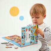 JANOD, Magnetyczna układanka Plac Budowy Magneti'stories 3+