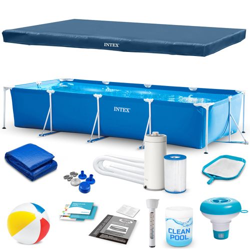 Basen ogrodowy stelażowy 450 x 220 x 84 cm 15w1 INTEX 28273 na Arena.pl