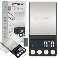 DOKŁADNA WAGA JUBILERSKA 500g 0,01g PRECYZYJNA KUCHENNA DOMOWA PODŚWIETLANA