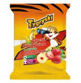 Tygryski pałki kukurydziane z nadzieniem truskawkowym 60g