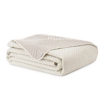 Narzuta pikowana dwustronna SOFTA 170x270 j. beżowa + kremowa AmeliaHome