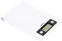 Waga Kuchenna elektryczna z WIESZAKIEM na reling Prcyzyjna BIAŁA KING Hoff