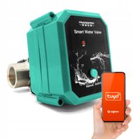 Automatyczny Zawór Sterownik Przepływu Wody Rura DN25 Smart Tuya Zigbee