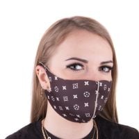Maska Maseczka Ochronna Neoprenowa Wielokrotnego Użytku Luis Brązowa L/XL