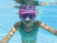 bestway maska okulary do pływania i snurkowania różowe 22011