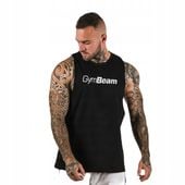 KOSZULKA BEZ RĘKAWÓW TRENINGOWA SPORTOWA NA TRENING - GymBeam L czarna