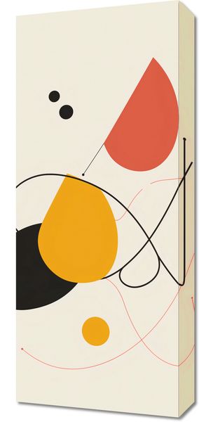 Obraz 30x70cm Rapsodia Kształtów zdjęcie 1